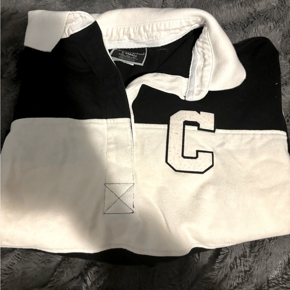 champion button up crop top sweater - Picture 2 of 2